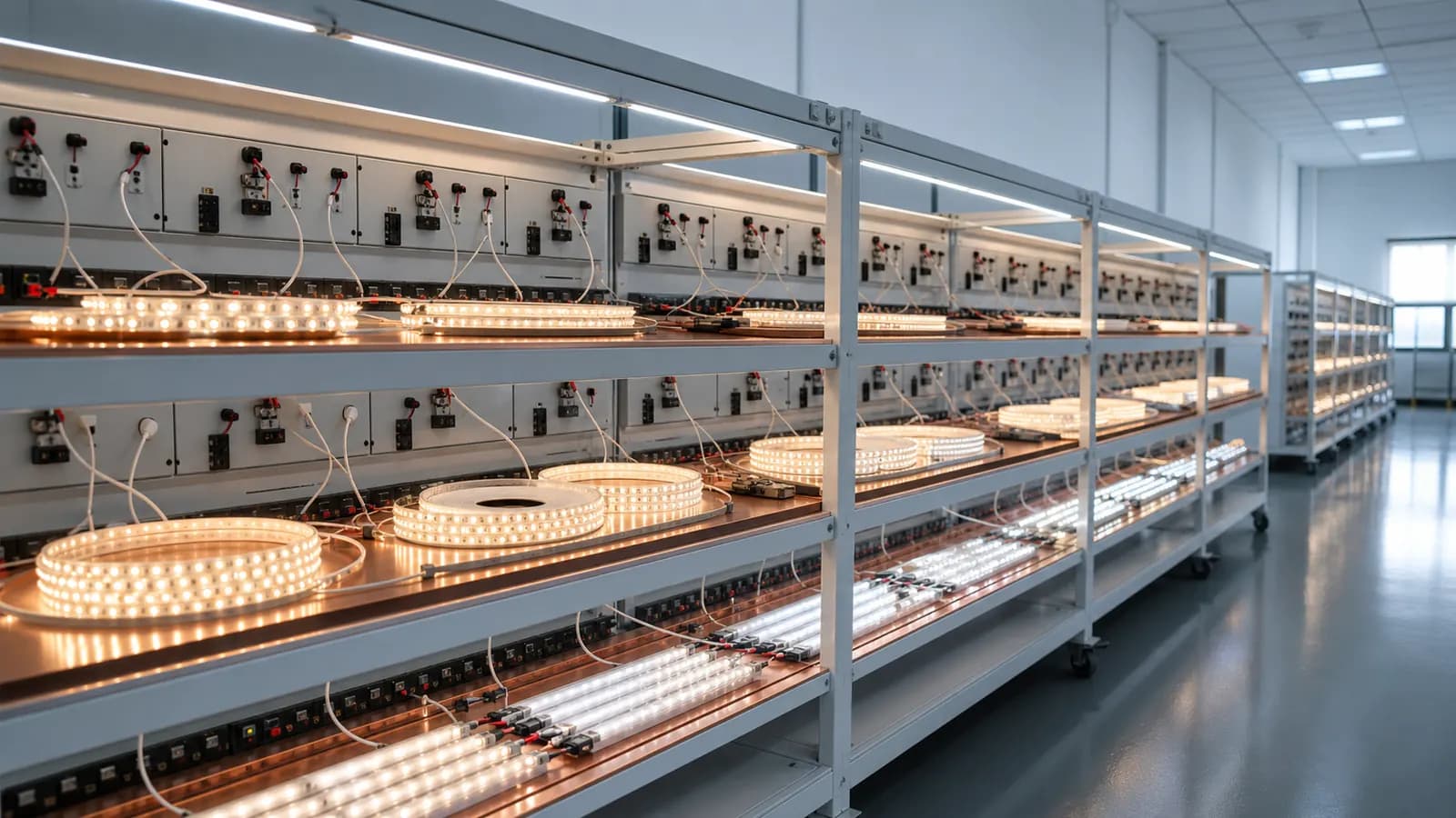 LED strip light waterproof and aging test reference
