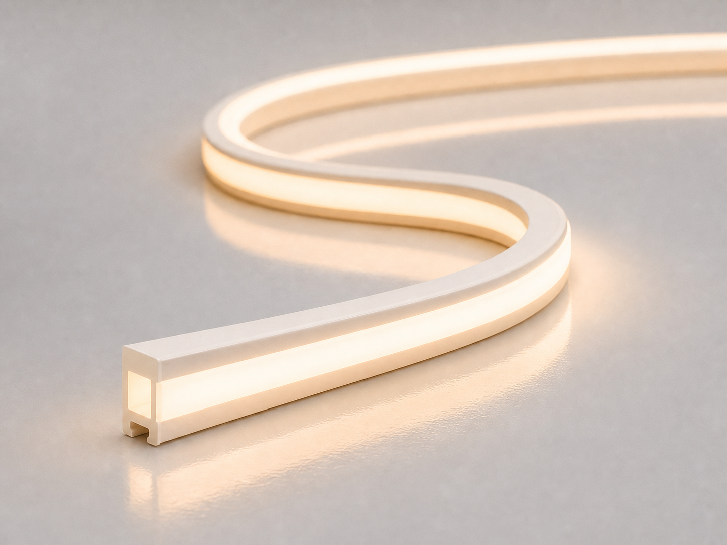 DL-N006012 Side Bend LED Neon Light - 0x601mm profile / DC24V / 7.2w/meter / IP 67