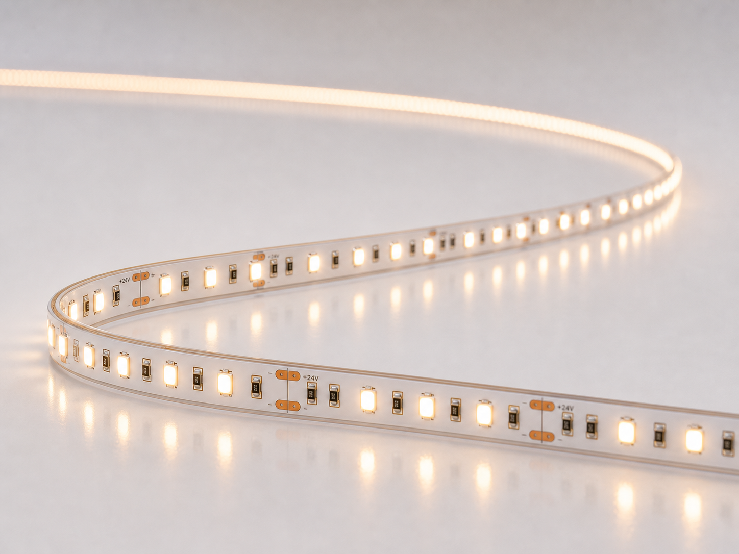DL-S2835L60C24 CC (external IC) LED strip light - 60 LEDs/m / 10mm / DC24V / 7.2w/meter