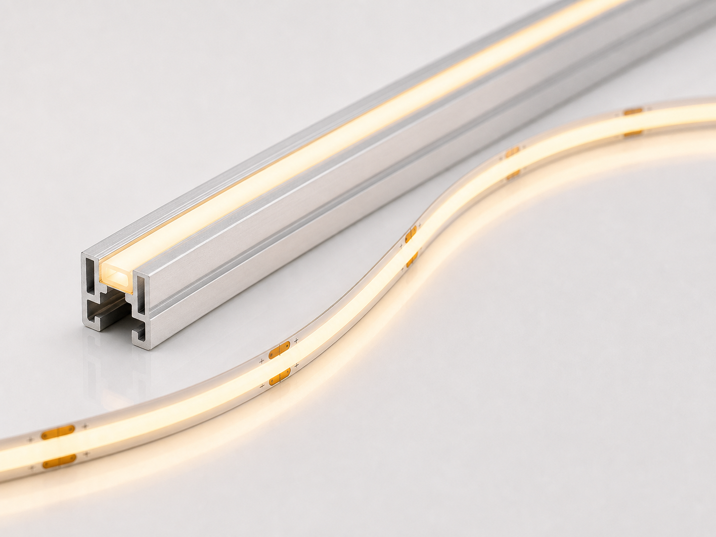 DL-SFCOBL400V24 COB LED Strip Light - 3mm / DC24V / 4.8W/m / IP20 / IP66 Environment humidity 40~70%