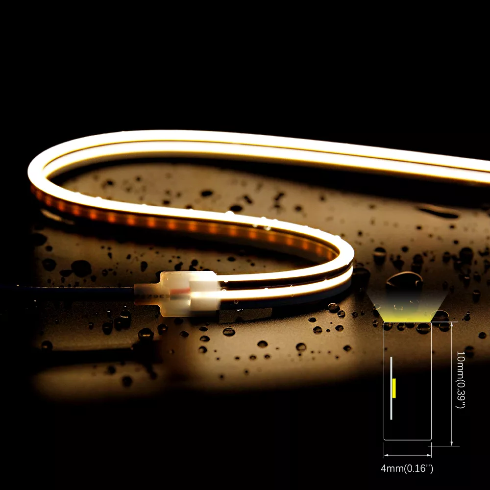 DL-N004010 Side Bend LED Neon Light - 0x401mm profile / 24VDC / 7.2w/meter / IP67/IP65