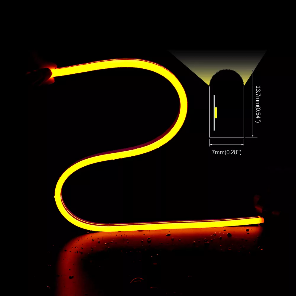 DL-N007014 Side Bend LED Neon Light - 0x701mm profile / DC24V / 9.6w/meter / IP 67
