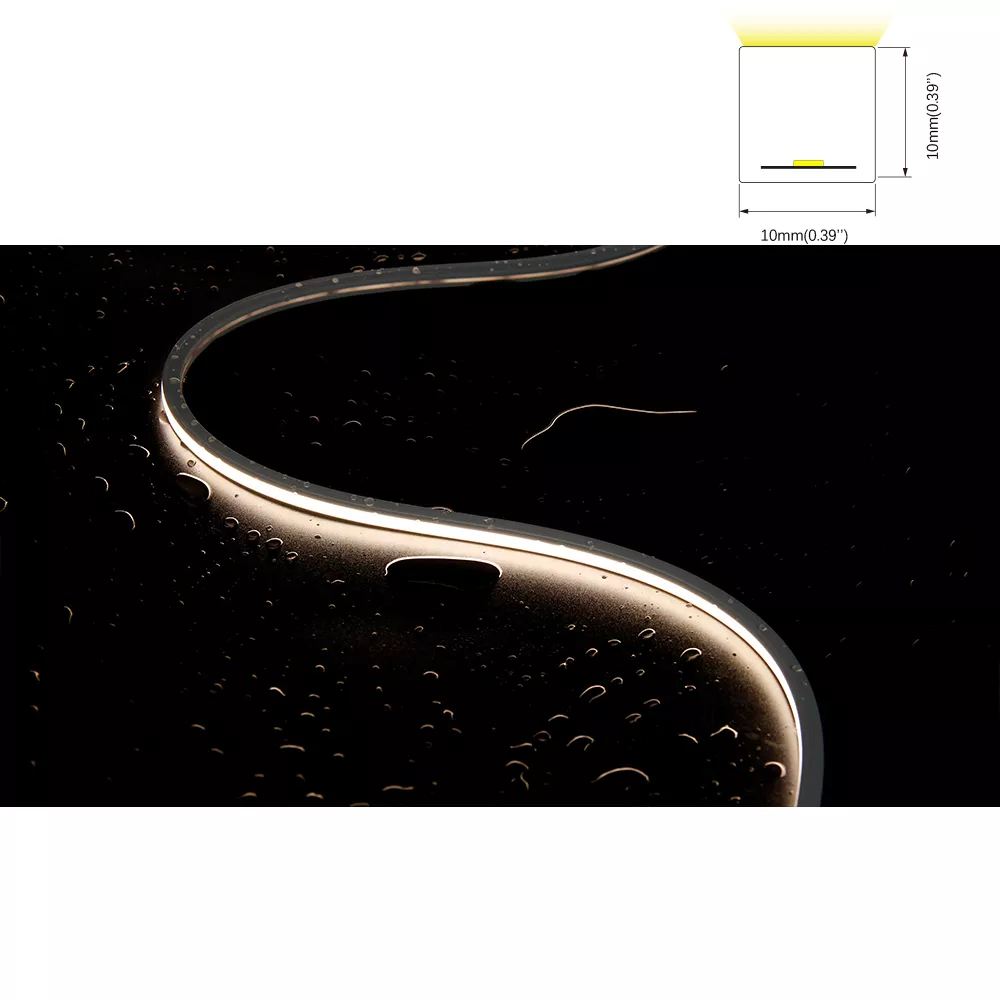 DL-N010010 Top Bend LED Neon Light - 1x1mm profile / DC24V / 7.2w/meter / IP 67