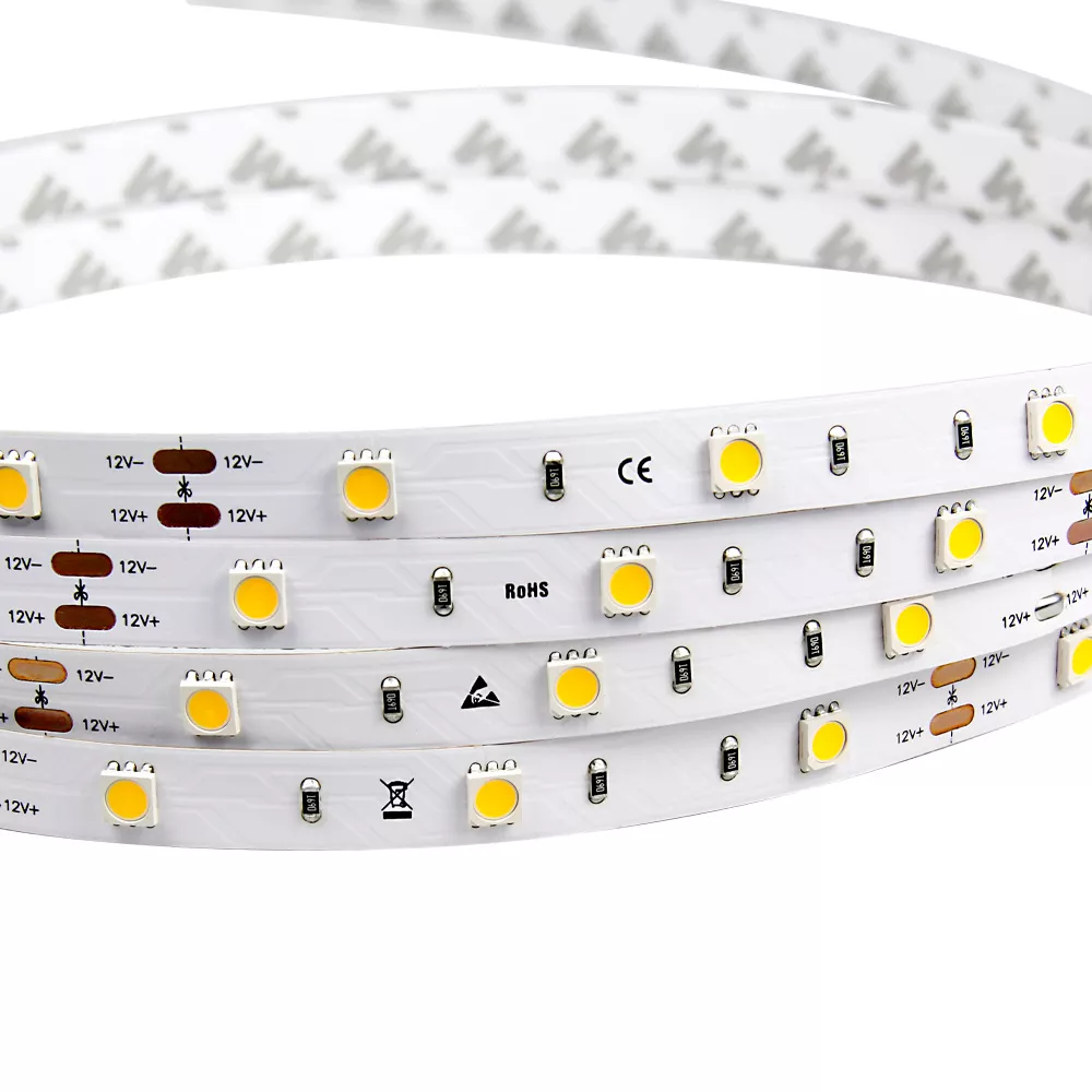 DL-S5050L30V12 SMD5050 LED tape light - 30 LEDs/m / 10mm / DC12V / 7.2w/meter